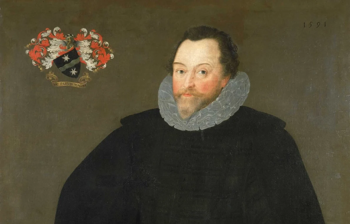 Francis Drake, portret de Marcus Gheeraerts, 1591 (© National Maritime Museum)