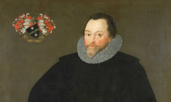 Francis Drake, portret de Marcus Gheeraerts, 1591 (© National Maritime Museum)