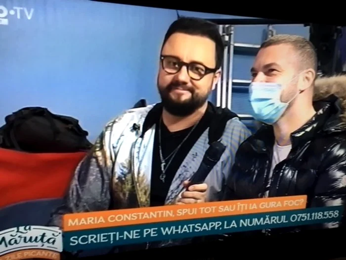 
    Maria Constantin a venit la emisiunea La Măruță cu iubitul ei, Robert Stoicafoto: captură PRO TV  