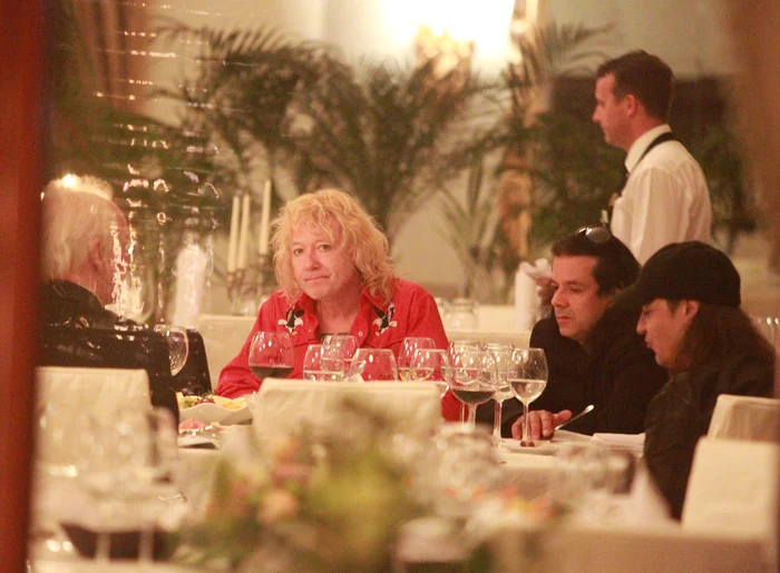 Rockerii de la Scorpions au luat cina la Restaurantul da Vinci