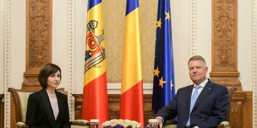 Maia Sandu si Klaus Iohannis Foto presidency.ro