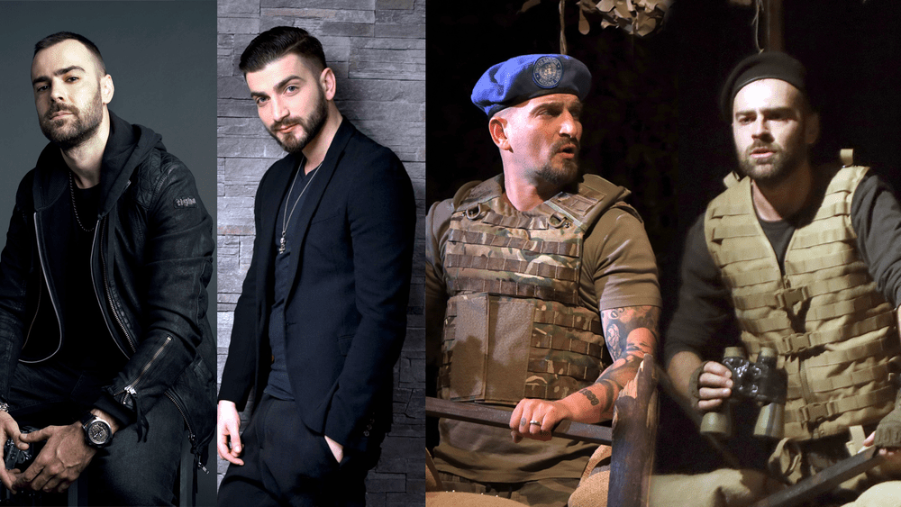 Denis Hanganu și Silviu Mircescu din „Clanul“ sunt inamici și în piesa „No Man’s Land”