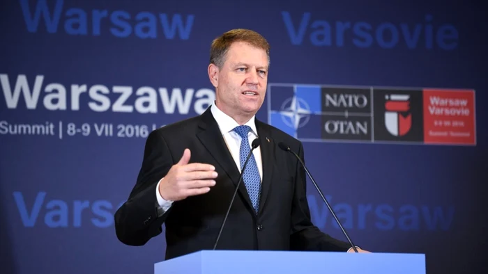 Preşedintele Klaus Iohannis a cerut Parlamentului aprobarea înfiinţării Detaşamentului de Contrainformaţii Bucureşti, structură a NATO. FOTO Presidency.ro