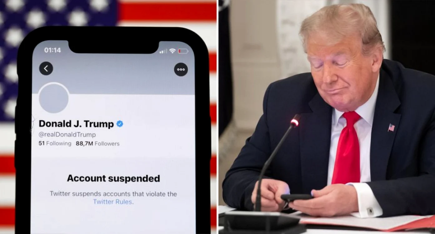 Twitter i-a blocaat contul preşedintelui Donald Trump pentru incitare la violenţă
