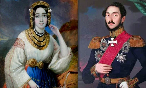 Vodă Bibescu și a trimis soția la azil ca să se poată însura cu amanta jpeg