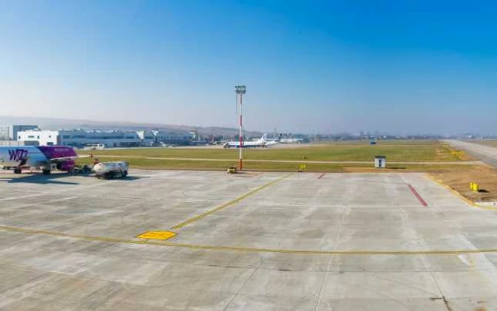 Platforma de staţionare a avioanelor  FOTO Consiliul Judeţean Cluj