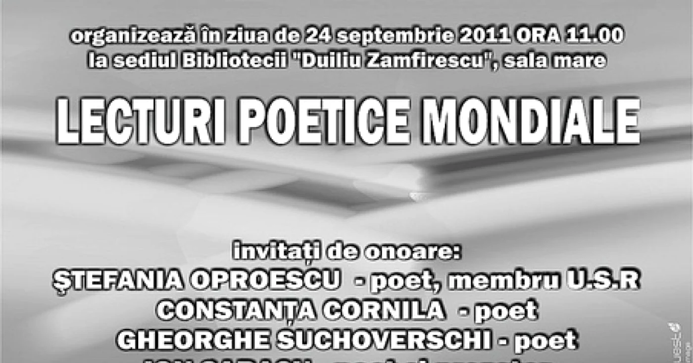 Afişul evenimentului