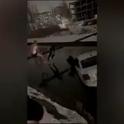 GIF copil salvat in Dagestan 