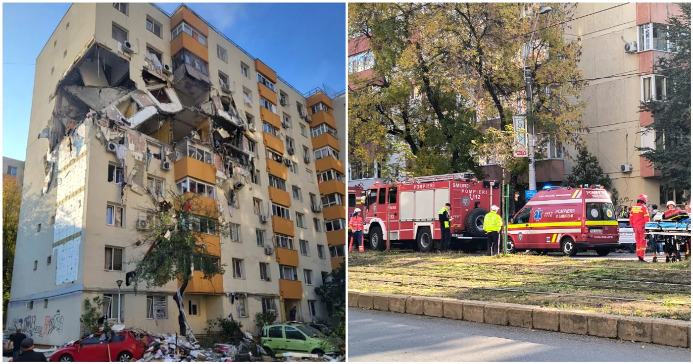 Explozie în Cartierul Rahova FOTO: facebook