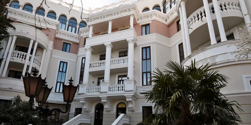 Complexul rezidențial Imperator din Crimeea, unde familia Zelenski deține un penthouse. FOTO Profimedia