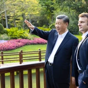 Xi Jinping si Emmanuel Macron Foto EPA EFE jpg
