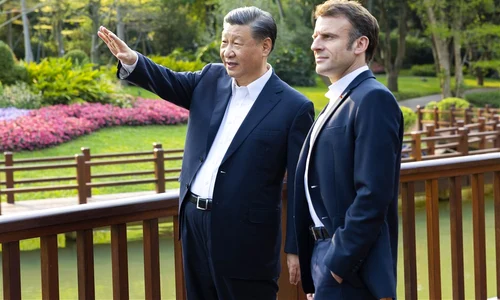 Xi Jinping si Emmanuel Macron Foto EPA EFE jpg