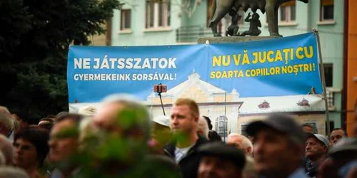 protest maghiari targu mures