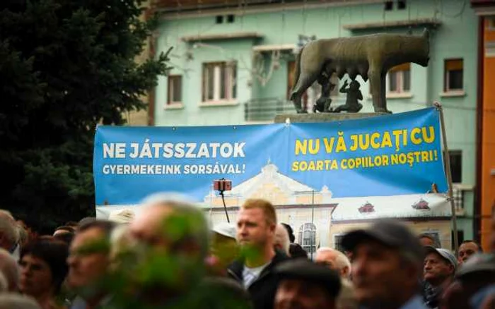 protest maghiari targu mures