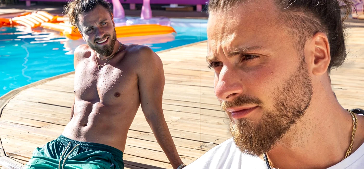 Călin Bocănici a participat la Love Island / Sursă foto: colaj Click!