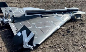 Drone momeală pentru a induce în eroare scutul anti drone stratificat al Ucrainei a devenit o tactică obișnuită în atacurile rusești Foto Facebook Serhii Flash Beskrestnov KYIV POST webp