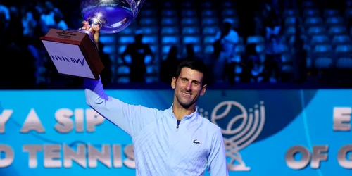  Novak Djokovici a câştigat turneul ATP de la Tel Aviv FOTO AFP 