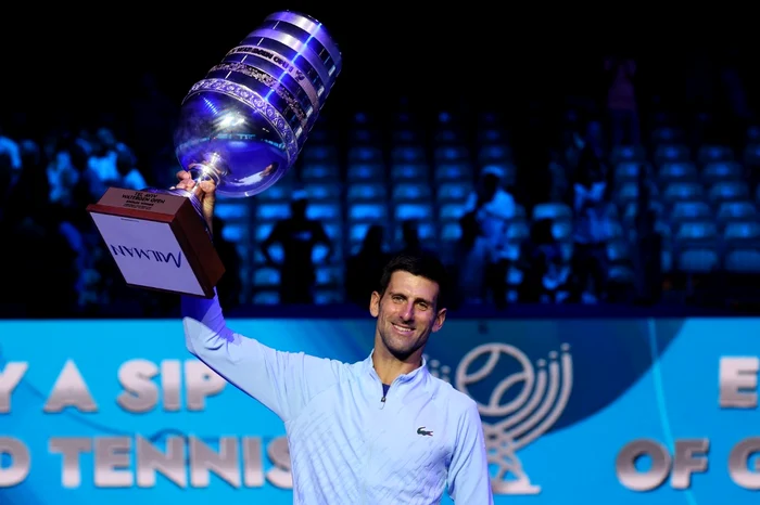 Novak Djokovici a câştigat turneul ATP de la Tel Aviv FOTO AFP