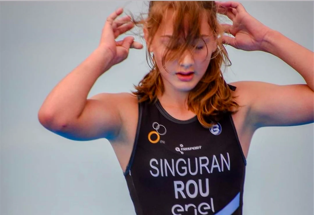 Maria Amalia Singuran din Constanţa, cea mai bună cadetă din România la triatlon Sursa Facebook AS
