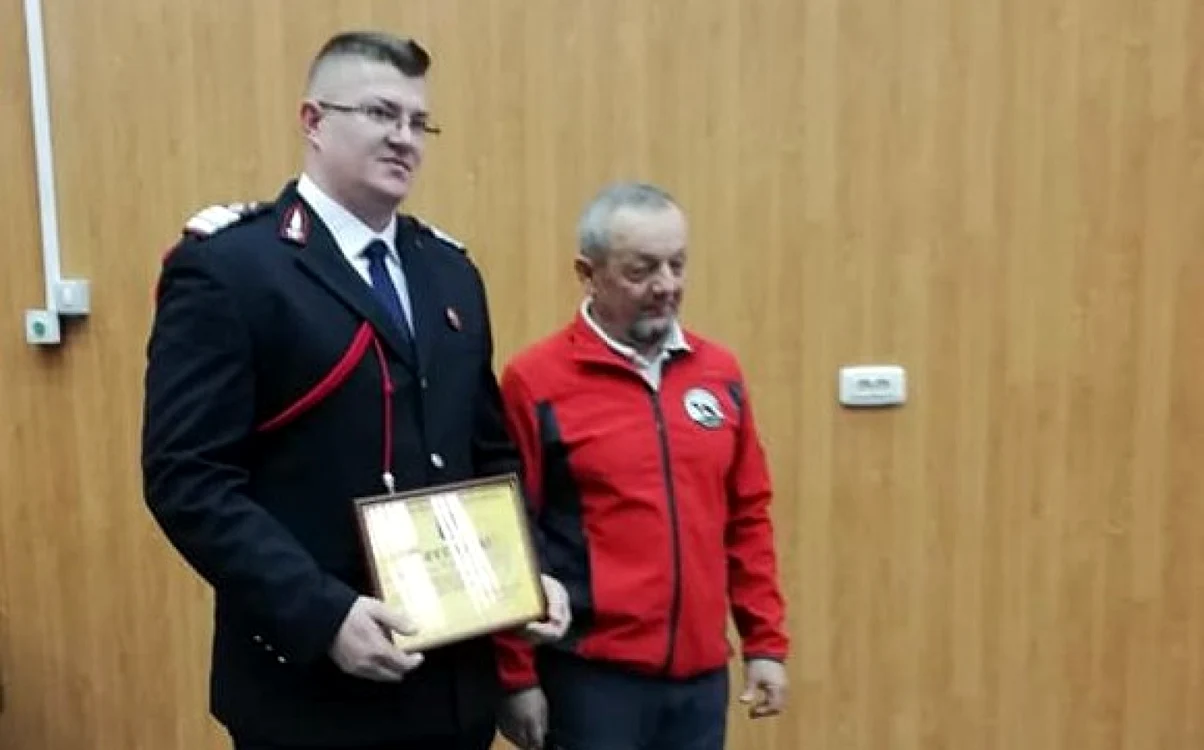 Robert Kulcsar, pompierul de onoare al anului 2019. ISU Hunedoara.