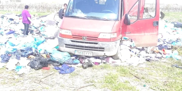 Microbuz confiscat la Timişoara