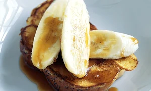 Paine prajita cu banane si scortisoara jpeg