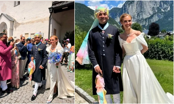 nunta dintre Contesa germană Marie Eltz și indianul Dhruv Raj Singh, vărul lui Sawai Padmanabh Singh (2) jpg