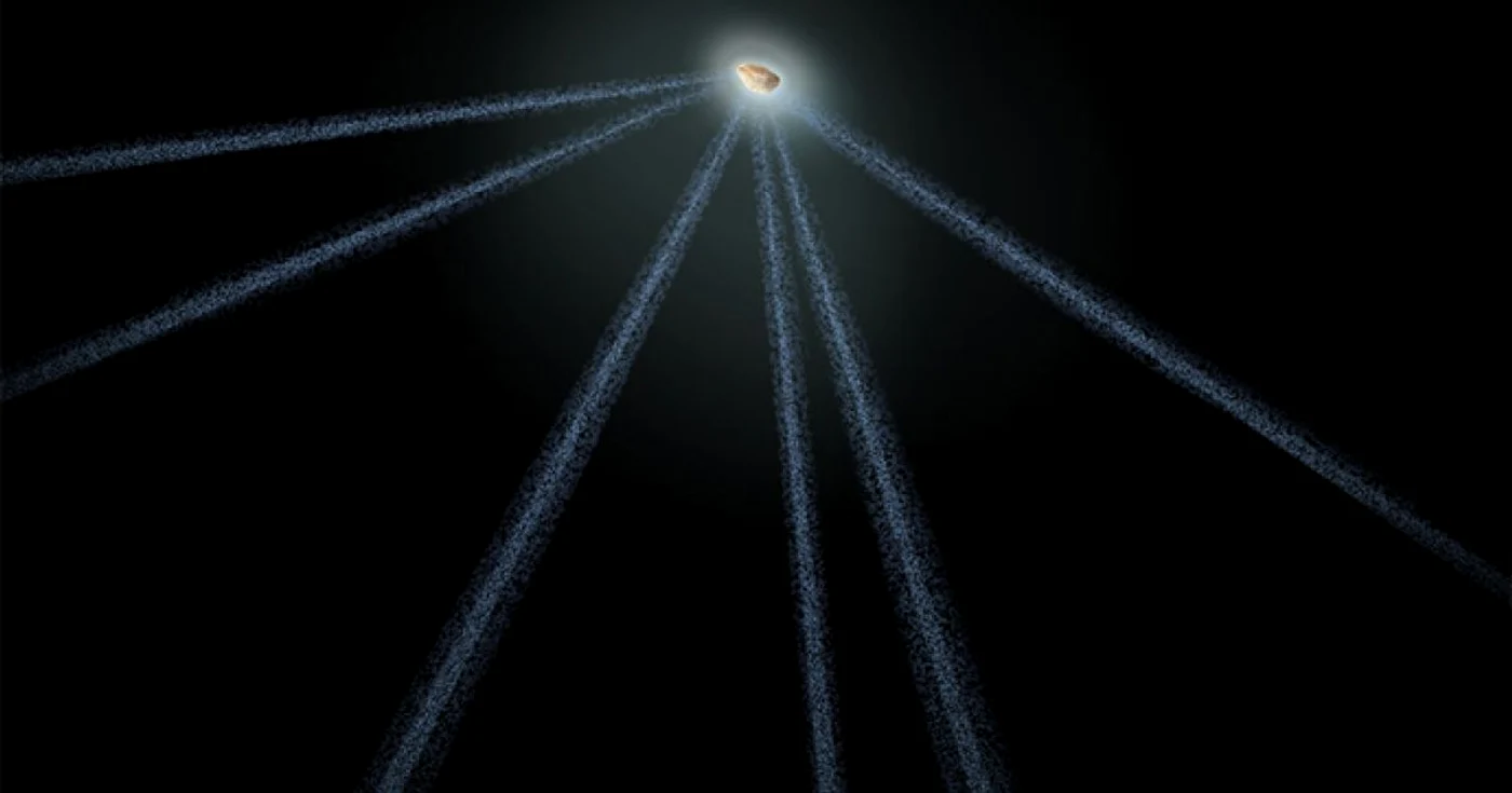 Un asteroid puţin altfel. FOTO Hubblesite.org