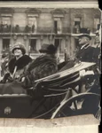 Regina Maria la Paris în 1924. Fotografie din jurnal (© Arhivele Naționale ale României)