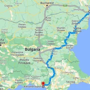 autostrada romania bulgaria grecia  Foto Google Maps webp