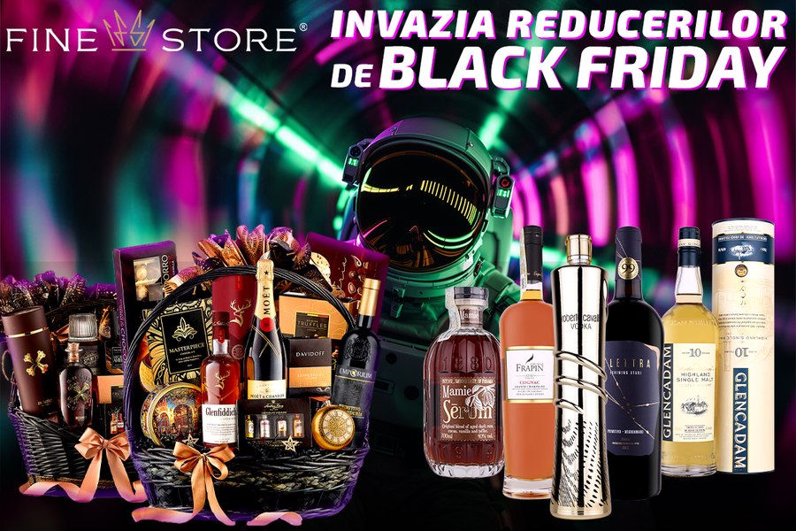 La FineStore, noiembrie e luna celor mai mari reduceri de preț din an! Băuturile fine pe care să le ai neapărat în vizor de Black Friday