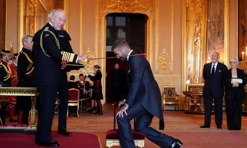 Sir David Beckham a fost înnobilat de însuși Regele Charles al III lea, profimedia 1050254815 jpg
