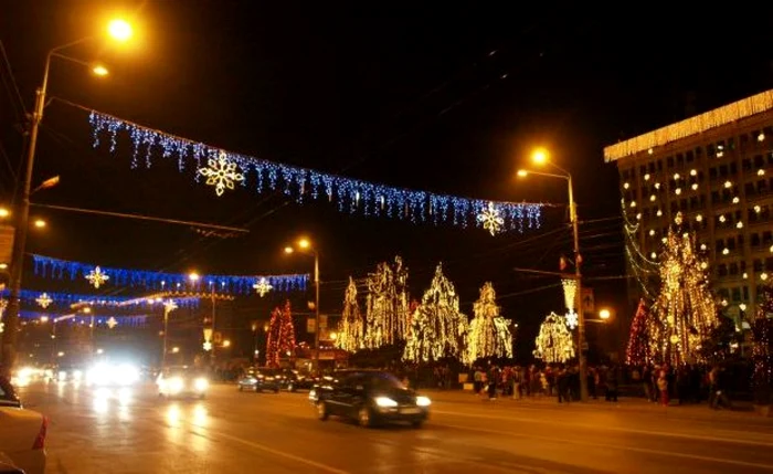Iluminatul ornamental va fi pornit pe 1 Decembrie. FOTO: arhivă Adevărul Ploieşti