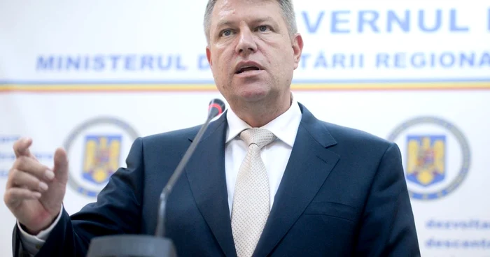 Klaus Iohannis, primarul Sibiului, este propunerea PNL pentru ministerul de Interne FOTO Mediafax