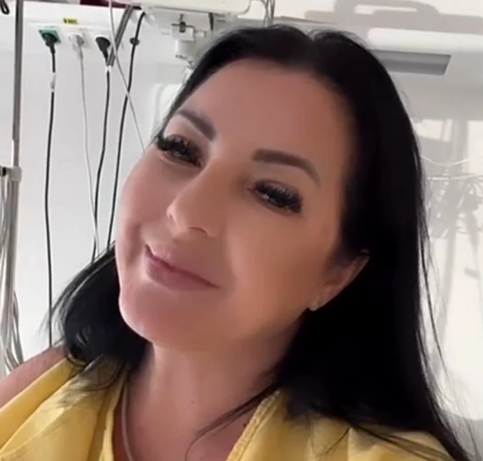 Angela Rusu a fost operata la rinichiul drept, unde avea o tumoră benignă/FOTO: Instagram