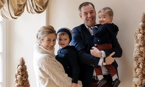 Guillaume de Luxemburg cu Stephanie de Luxemburg, Prințul Charles și Prințul Francois   Casa Marelui Duce (3) jpg