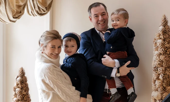 Guillaume de Luxemburg cu Stephanie de Luxemburg, Prințul Charles și Prințul Francois   Casa Marelui Duce (3) jpg