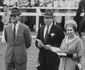Regina Elisabeta a II-a cu Lordul Porchester aka Porchie și soțul ei, Prințul Philip. FOTO: Getty Images