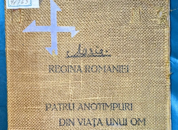 Cartea Reginei Maria, păstrată la Galați FOTO: B.V.A Urechia Galați