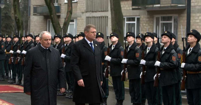 Preşedintele României Klaus Iohannis, la Chişinău FOTO: Alexandru Tarlev