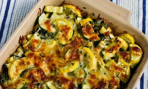 Dovlecei gratinati cu cascaval si parmezan jpeg