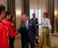 Le roi Abdallah de Jordanie et la reine Rania félicitent les athlètes jordaniens qui ont remporté des médailles lors des Jeux Asiatiques jpeg