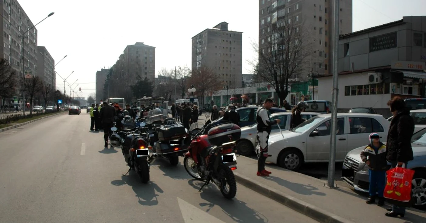 Campania "Motocicliştii exista in trafic" se incheie in octombrie. Foto IPJ Valcea