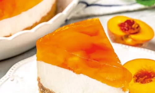 cheesecake cu jeleu de piersici jpg