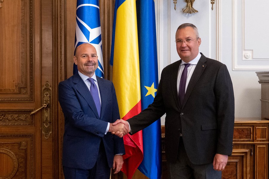 Ciucă, întâlnire cu ambasadorul Italiei la București. Întărirea colaborării judiciare, printre subiecte