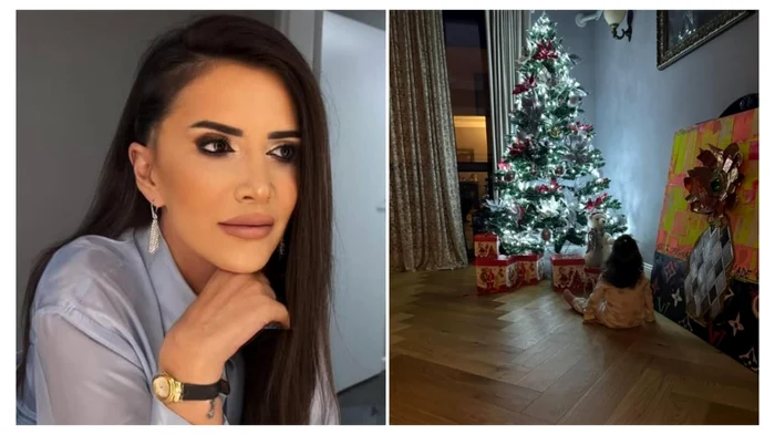 Mara Bănică, despre bradul de Crăciun - Foto: colaj Instagram 