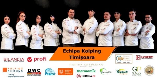 Băcătarii timișoreni la olimpiada de gastronomie FOTO Kolping Timișoara