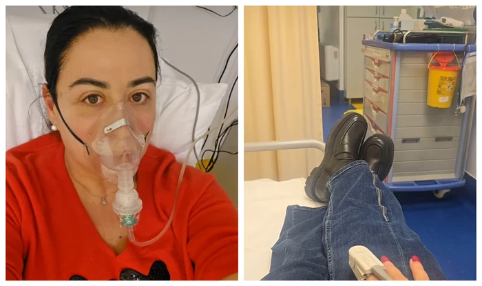 Oana Roman a ajuns pe mâna medicilor / Foto: Colaj Instagram