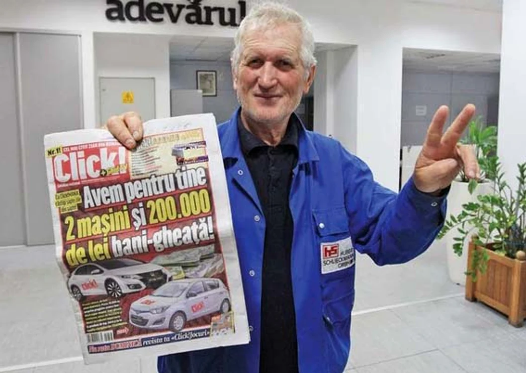 
    Lozul norocos  i-a adus 300 de lei  lui Neculai Dorobăţ Foto: Click!  