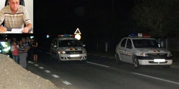 Viceprimarul Daniel Ghiță (foto medalion) a accidentat-o mortal pe localnică la 20 de metri de casa acesteia